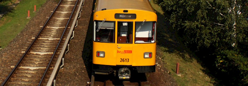 U-Bahnzug Bauserie F76 als Führerstand