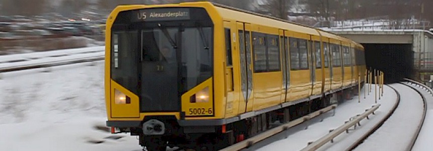 U-Bahnzug Bauserien H95 & H01 als Führerstand