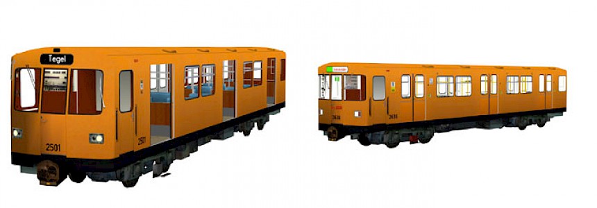 U-Bahnzüge der Baureihe F als Objekt